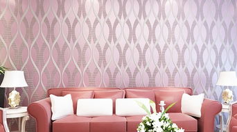 緹彩浮雕天鵝絨墻紙,立體植絨現代簡約壁紙,客廳環保ceo 99851墻紙