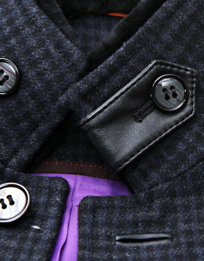 夢(mèng)特嬌(MONTAGUT)風(fēng)衣男是夾克外套中長(zhǎng)款大衣商務(wù)休閑中老年上衣1105384 海軍藍(lán) 54/185